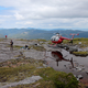 The research team traveled by helicopter to remote sites within the Alexander Archipelago in southeast Alaska.